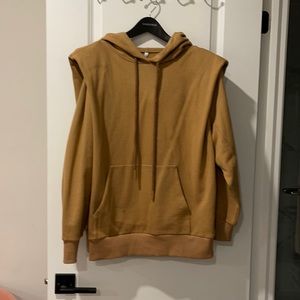 Imperial camel coloured hooded sweater